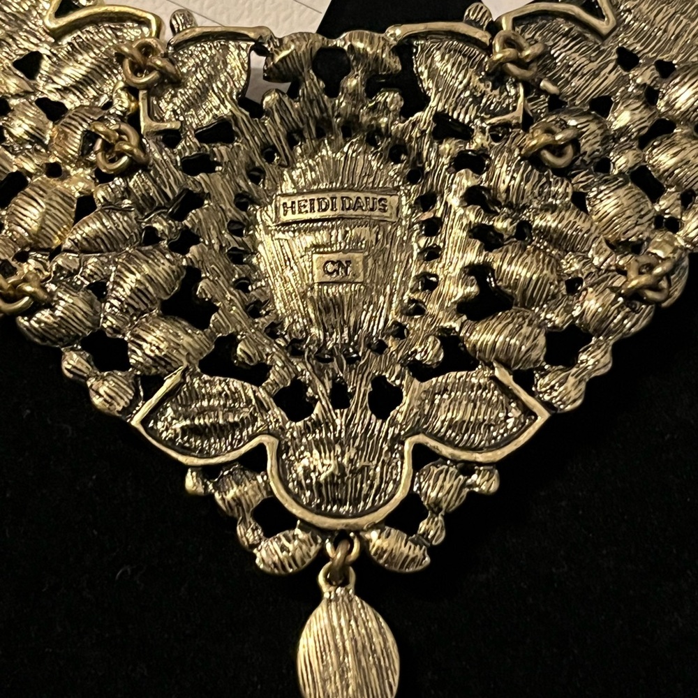 Heidi Daus Pearl and Ruby Red Necklace - Picture 4 of 6